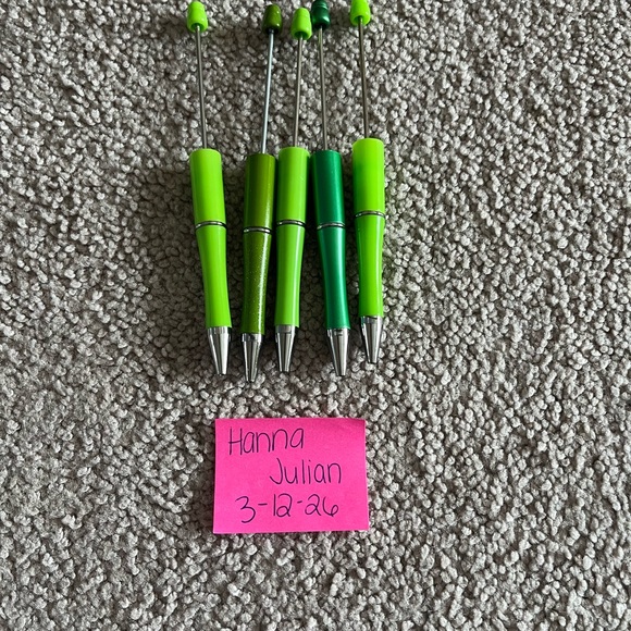 Colorful Beadable Pens Set - Picture 3 of 10